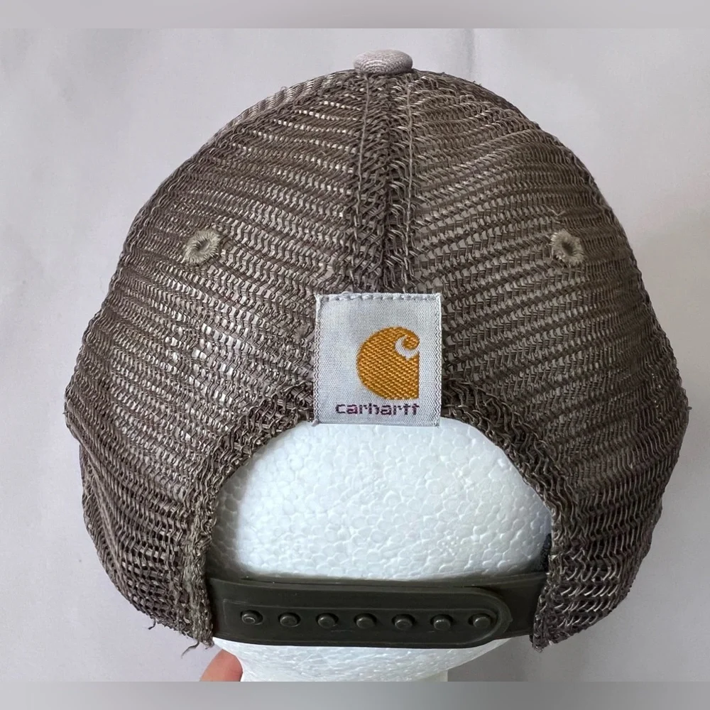 Carhartt Brown Snapback Trucker‎ Mesh Back Adult Unisex Hat Cap Adjustable